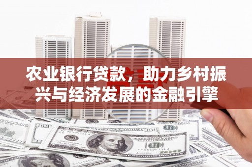 市中区农业银行贷款，助力乡村振兴与经济发展的金融引擎