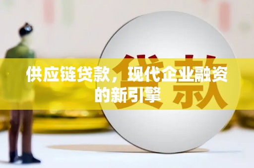 市中区供应链贷款，现代企业融资的新引擎