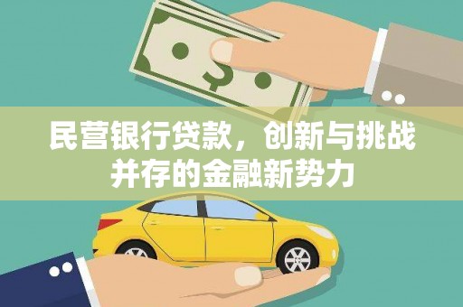 市中区民营银行贷款，创新与挑战并存的金融新势力