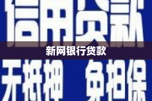 市中区新网银行贷款