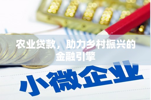 市中区农业贷款，助力乡村振兴的金融引擎