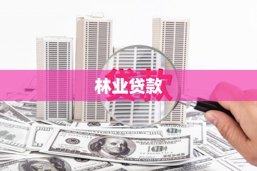 市中区林业贷款