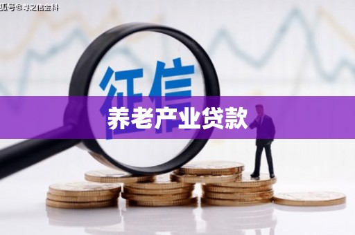 市中区养老产业贷款