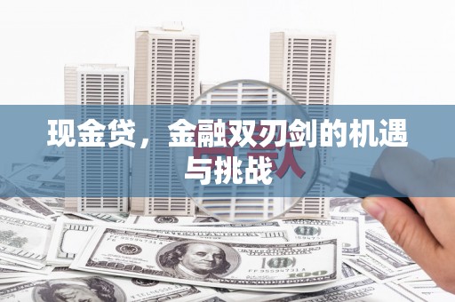 市中区现金贷，金融双刃剑的机遇与挑战
