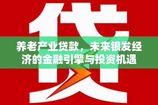 市中区养老产业贷款，未来银发经济的金融引擎与投资机遇
