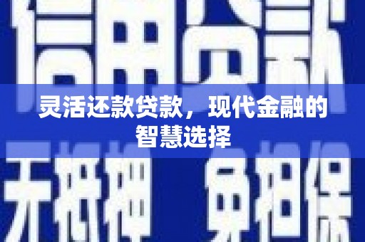 市中区灵活还款贷款，现代金融的智慧选择