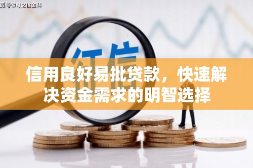 市中区信用良好易批贷款，快速解决资金需求的明智选择