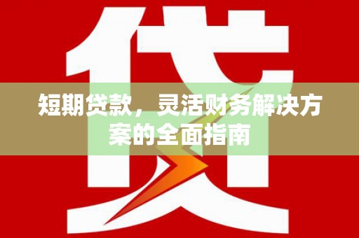 市中区短期贷款，灵活财务解决方案的全面指南