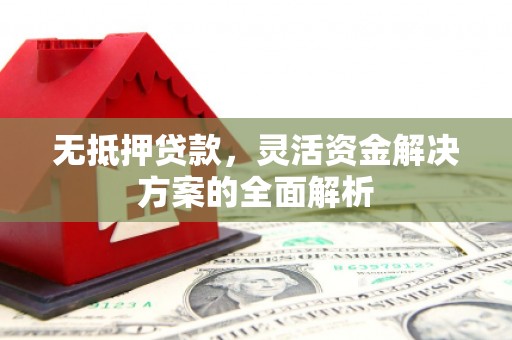 市中区无抵押贷款，灵活资金解决方案的全面解析