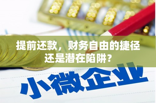 市中区提前还款，财务自由的捷径还是潜在陷阱？