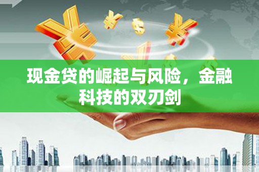 市中区现金贷的崛起与风险，金融科技的双刃剑