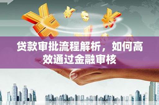 市中区贷款审批流程解析，如何高效通过金融审核