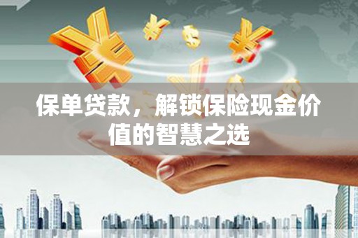 市中区保单贷款，解锁保险现金价值的智慧之选