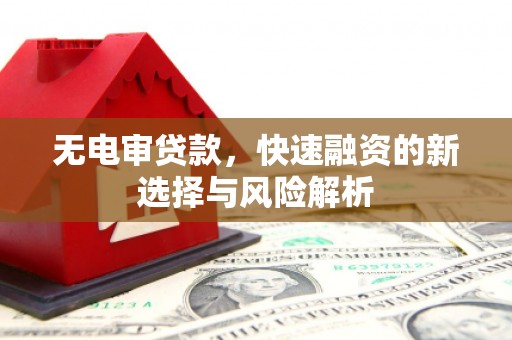 市中区无电审贷款，快速融资的新选择与风险解析