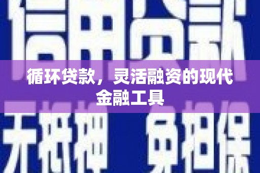 市中区循环贷款，灵活融资的现代金融工具