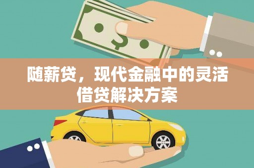 市中区随薪贷，现代金融中的灵活借贷解决方案