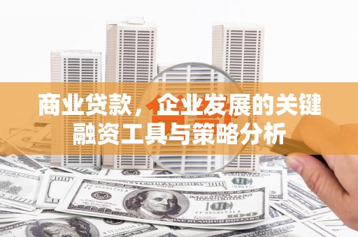 市中区商业贷款，企业发展的关键融资工具与策略分析