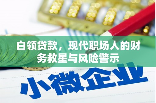 市中区白领贷款，现代职场人的财务救星与风险警示