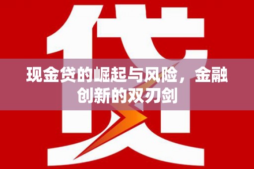 市中区现金贷的崛起与风险，金融创新的双刃剑