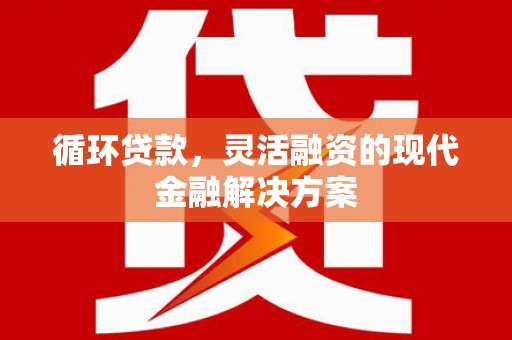 市中区循环贷款，灵活融资的现代金融解决方案