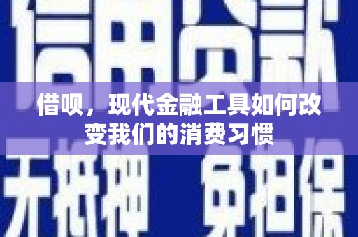 市中区借呗，现代金融工具如何改变我们的消费习惯
