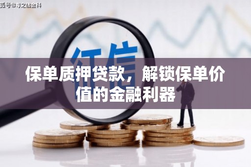 市中区保单质押贷款，解锁保单价值的金融利器