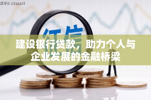 市中区建设银行贷款，助力个人与企业发展的金融桥梁