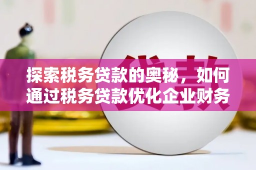 市中区探索税务贷款的奥秘，如何通过税务贷款优化企业财务