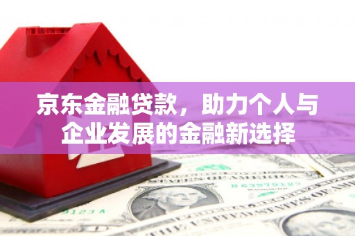 市中区京东金融贷款，助力个人与企业发展的金融新选择