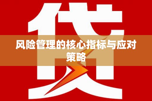 市中区风险管理的核心指标与应对策略