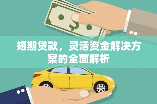 市中区短期贷款，灵活资金解决方案的全面解析
