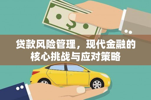 市中区贷款风险管理，现代金融的核心挑战与应对策略