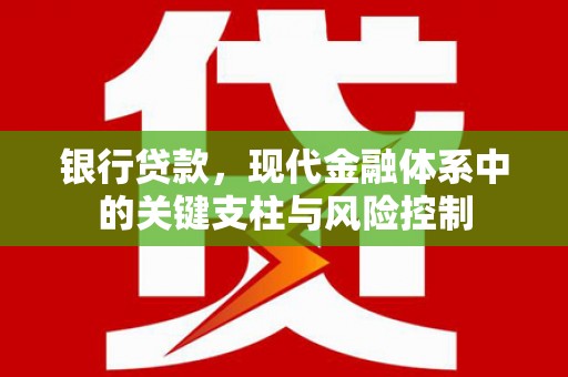 市中区银行贷款，现代金融体系中的关键支柱与风险控制