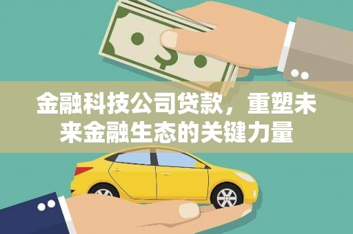 市中区金融科技公司贷款，重塑未来金融生态的关键力量