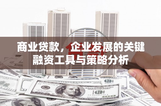 市中区商业贷款，企业发展的关键融资工具与策略分析