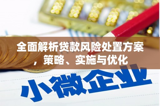 市中区全面解析贷款风险处置方案，策略、实施与优化
