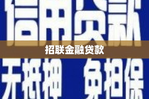 市中区招联金融贷款