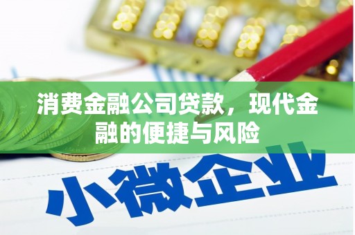 市中区消费金融公司贷款，现代金融的便捷与风险