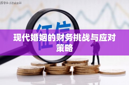 市中区现代婚姻的财务挑战与应对策略