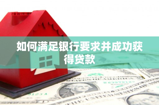 市中区如何满足银行要求并成功获得贷款